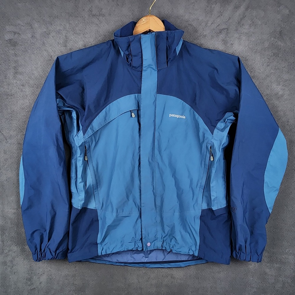 Vintage‎ Patagonia Primo Jacket Mens Small Blue Gore Tex XCR Ski Snowboard